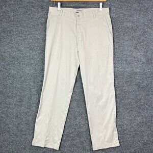 Nike Golf Dri Fit Men's 34x30 Gray‎ Flat Front Golf Pants